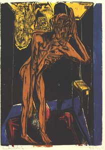 Schlemihl nella solitudine della stanza da Ernst Ludwig Kirchner